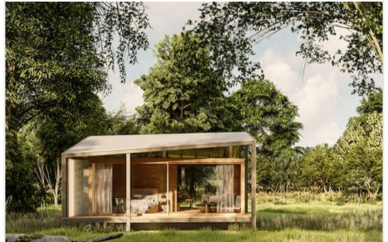  Tiny Tetra House, Rumah Unik dari Sampah Daur Ulang