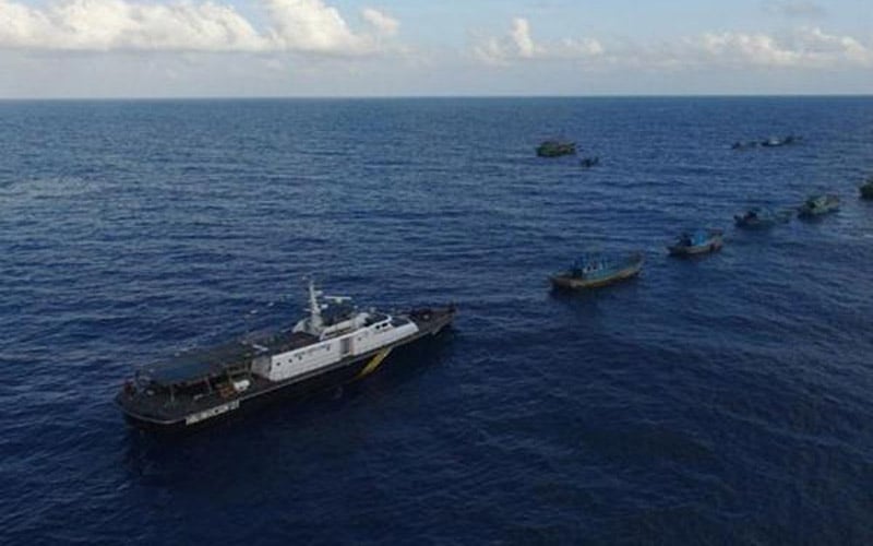  2 Kapal Nelayan Vietnam Ditangkap di Laut Natuna Utara