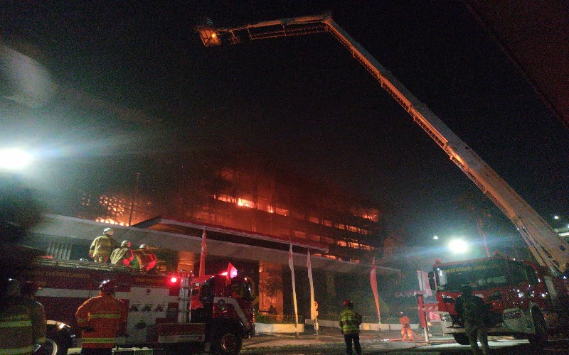  Butuh 11 Jam Padamkan Kebakaran Gedung Kejaksaan Agung RI