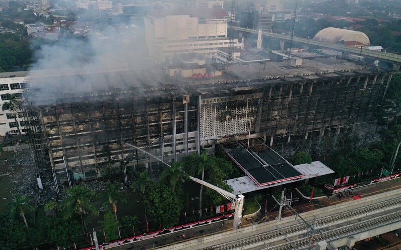  Ruangan Terbakar, Jaksa Agung Berkantor di Badiklat Kejaksaan