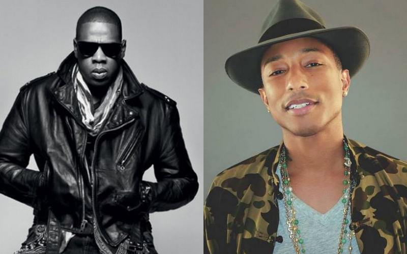 Tokoh industri musik Pharrell Williams dan Jay-Z./entrepreneur