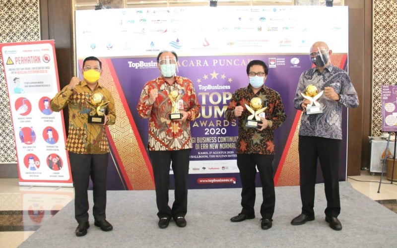  Bank DKI Kantongi Penghargaan Top BUMD Awards 2020