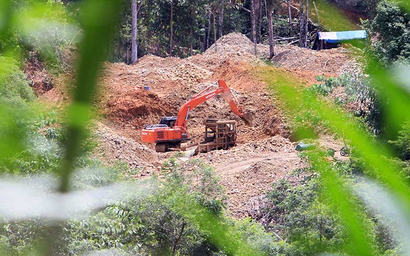  Penambangan Emas Liar di Pedalaman Aceh Semakin Marak