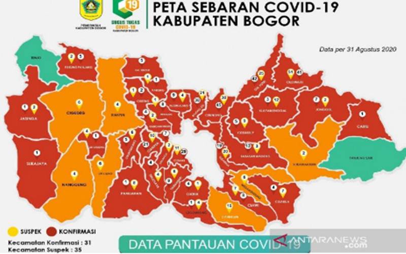  Dalam Satu Bulan, 9 Pasien Covid-19 di Kabupaten Bogor Meninggal