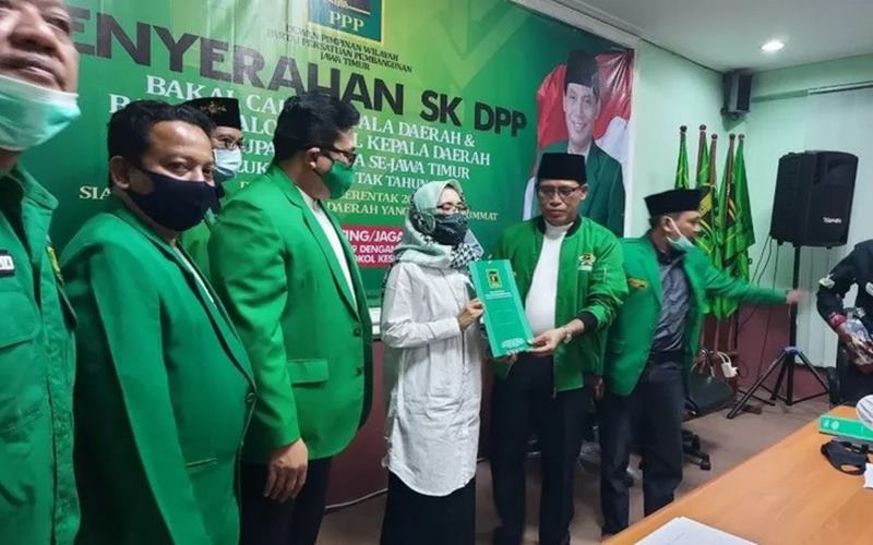  Pilkada Kediri 2020, Dhito-Dewi Sapu Bersih Rekomendasi Parpol