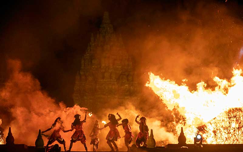  Pentas Sendratari Ramayana di Candi Prambanan Kembali Digelar