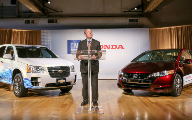 General Motors dan Honda sebelumnya telah membangun kerja sama dalam pengembangan mobil fuel cell. /GM