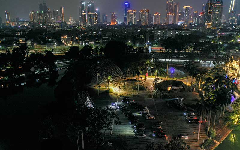  Cinema Drive-in di Senayan Park Jakarta Menjadi Alternatif Hiburan di Tengah Pandemi Covid-19