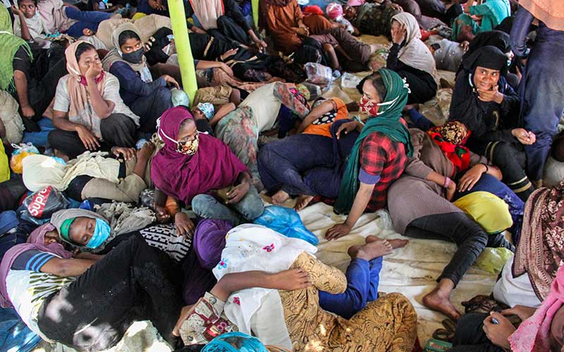  296 Imigran Etnis Rohingya Terdampar di Aceh