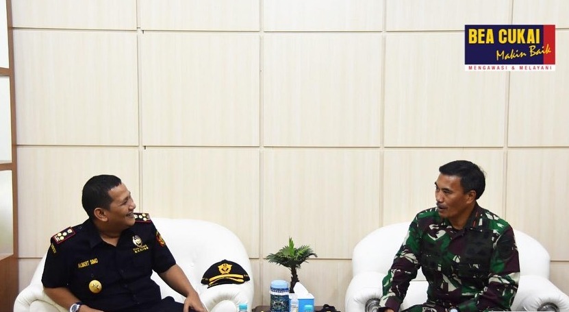  Jaga Laut Jayapura, Bea Cukai dan Lantamal X Koarmada III Jalin Sinergi