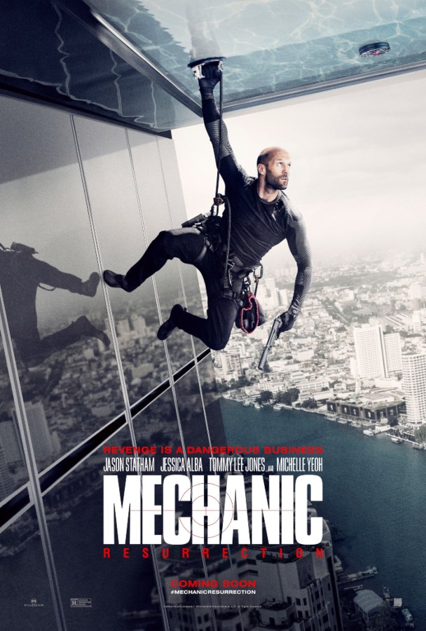Film The Mechanic tayang di Bioskop Trans TV./poster