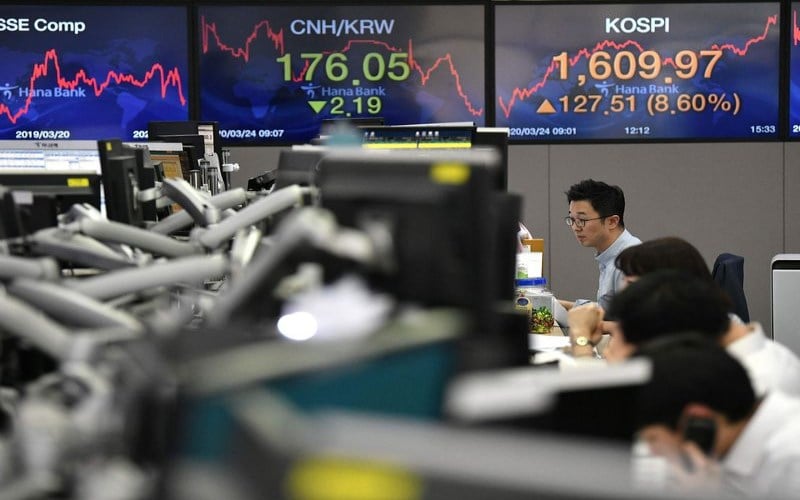  Bursa Asia Menghijau, Susul Rebound Wall Street