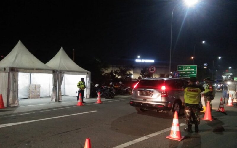  Posko PSBB Gerbang Tol Serang Timur dan Serang Barat Diaktifkan