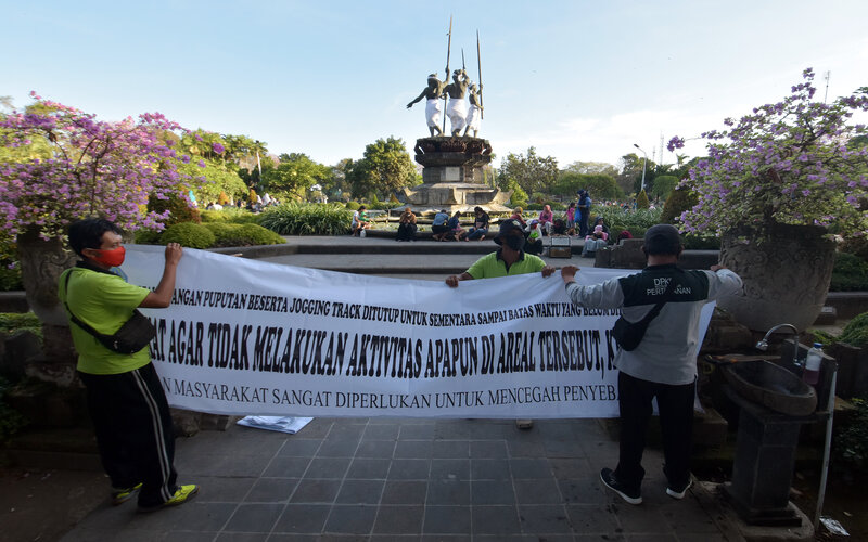  Denpasar Tutup Lapangan Lumintang, Taman Kota, dan Lapangan Puputan Badung