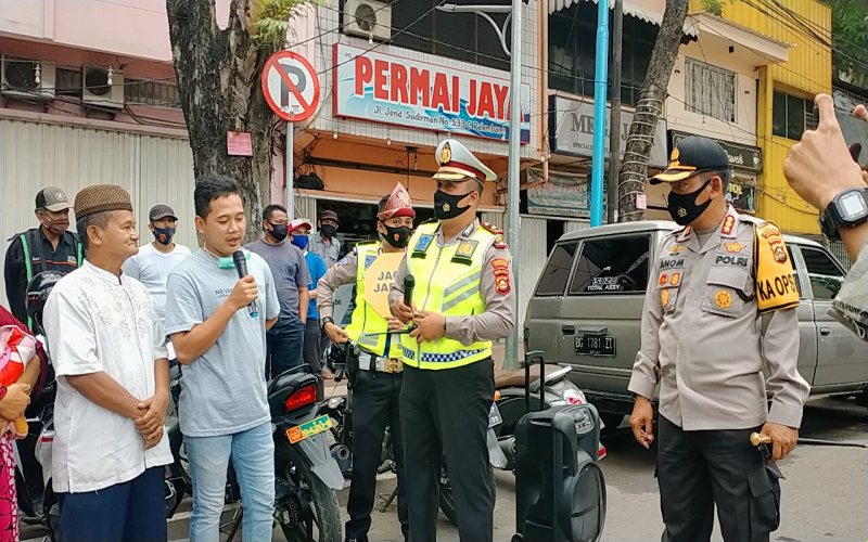  27 Warga Palembang Terkena Razia Masker di Keramaian