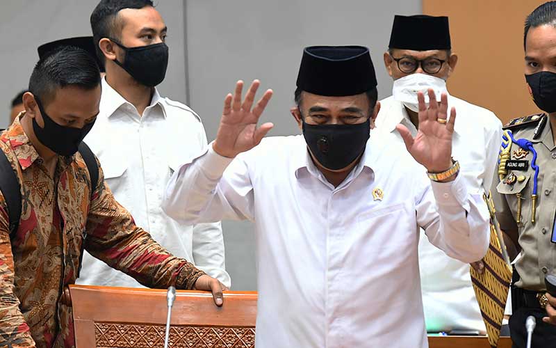  Menag Fachrul Razi Raker Dengan Komisi VII DPR RI Bahas Penusukan Pendakwah Syekh Ali Jaber