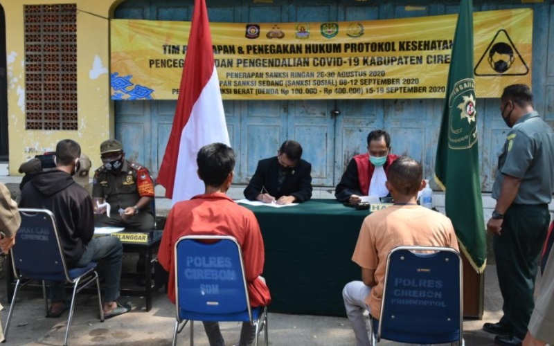  Sanksi Denda Protokol Kesehatan di Cirebon Berlaku Hari Ini