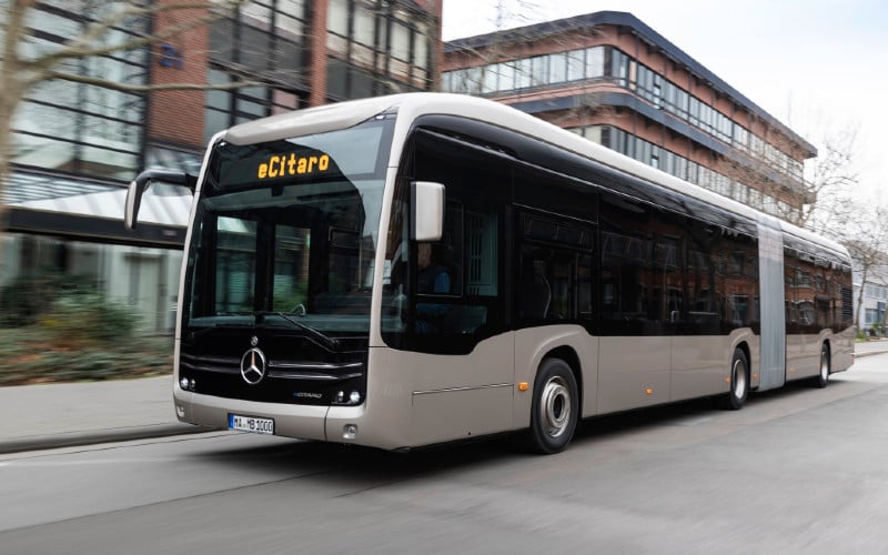  Mercedes-Benz eCitaro G, Bus Gandeng Listrik Baterai Padat Inovatif