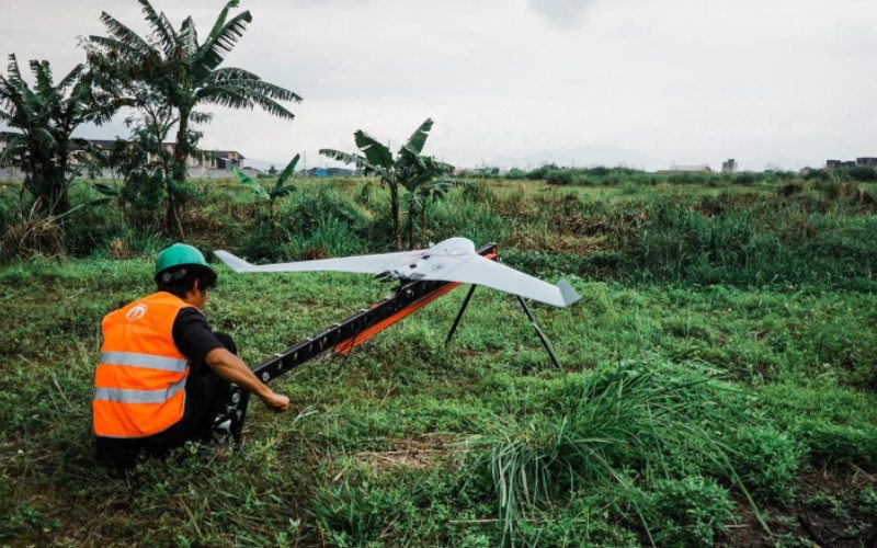  Terra Drone Survei Topografi Area Tambang KKB di Jambi