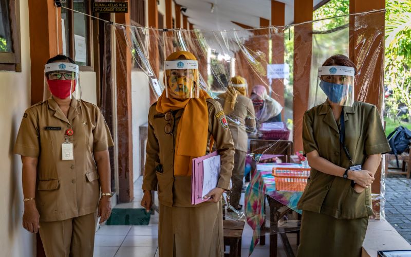  Satpol PP dan TNI-Polri Gencarkan Patroli Protokol Covid-19 di Semarang