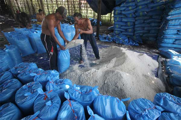  Produksi Petani Garam di Jatim Diprediksi Turun