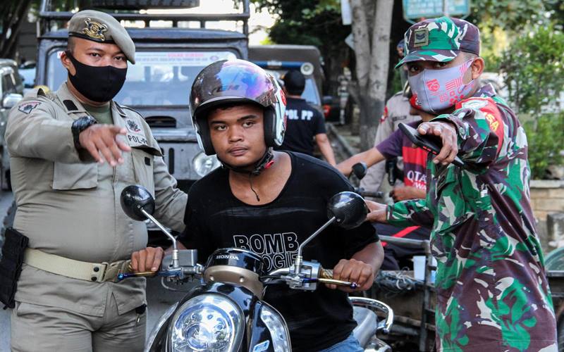  Operasi Yustisi PSBB Jakarta, 9.734 Pelanggar Diberi Sanksi