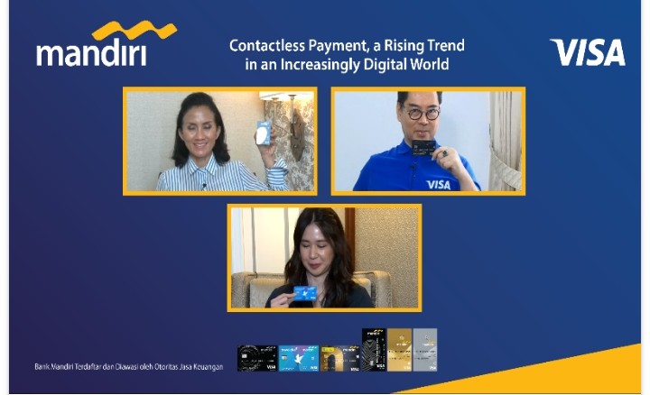  Visa dan Bank Mandiri Dorong Adopsi Kartu Contactless