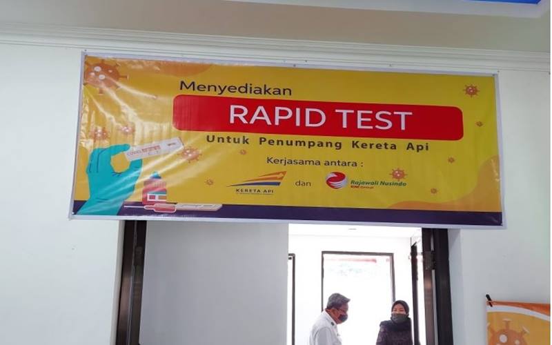  3.845 Penumpang Kereta Api di Madiun Manfaatkan Rapid Test Corona