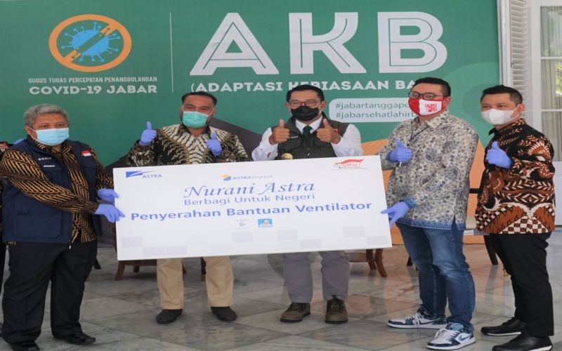  Astra Financial Berikan Bantuan 3 Ventilator untuk Warga Jawa Barat