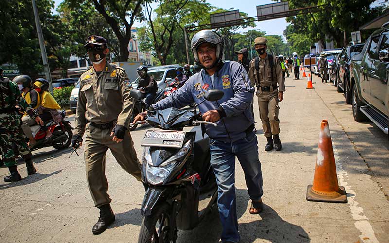  Tingkatkan Kedisiplinan Warga Tangsel, Satpol PP Gelar Operasi Yustisi Protokol Kesehatan Covid-19