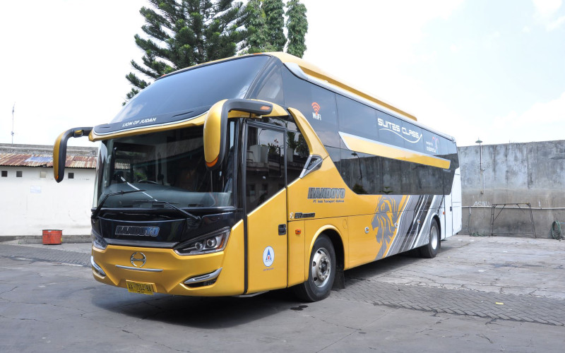  Cegah Covid-19, PO Handoyo dan Hino Luncurkan Bus Social Distancing