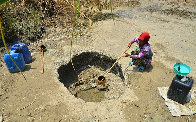  97 Desa Dari 14 Kecamatan di Kabupaten Grobogan Jawa Tengah Alami Kekeringan