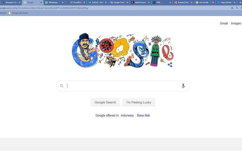  Google Mengenang Benyamin Sueb Melalui Orat-oret di Halaman Muka