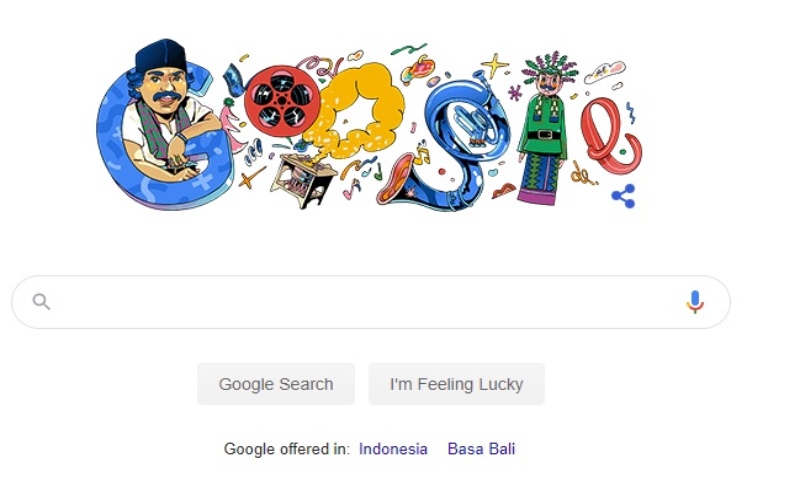  Benyamin Sueb Jadi Google Doodle Hari Ini, Siapa Dia?