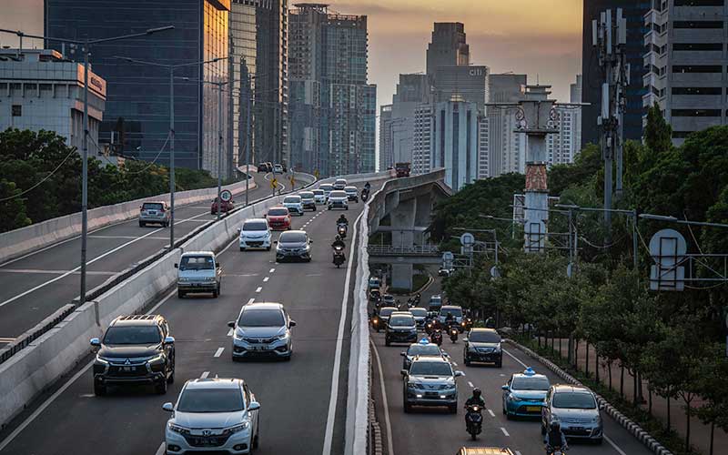  Volume Kendaraan Yang Masuk Ke Ibu Kota Turun 19 Persen Saat Penerapan PSBB Total