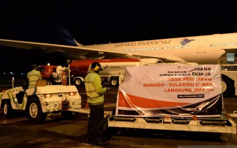 Garuda Siapkan Kargo 35 Ton untuk Ekspor dari Sulut ke Jepang