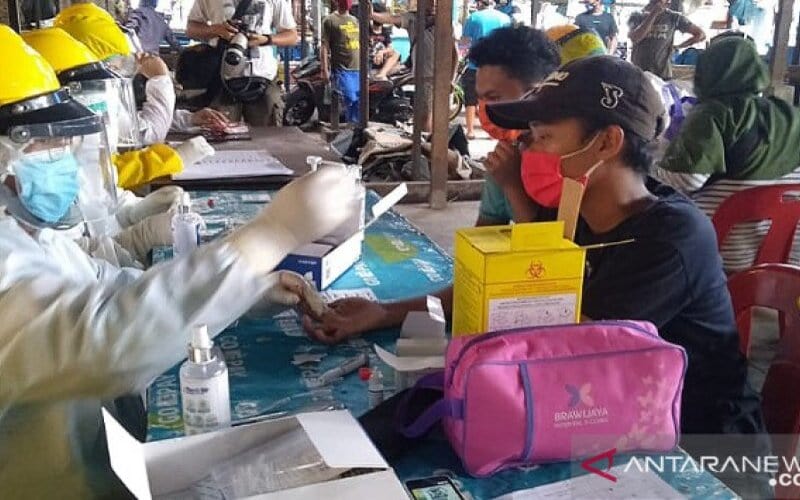  Rapid Test di Pasar Tradisional Melati Medan, Ini Temuannya