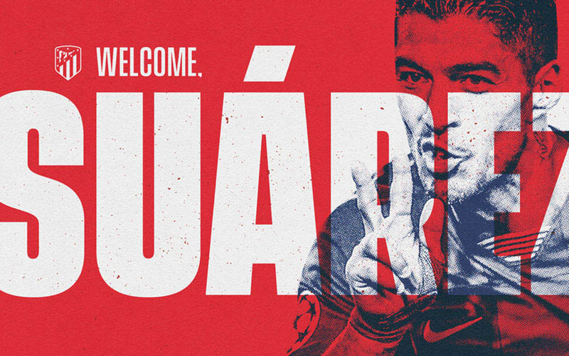 Luis Suarez membela Atletico Madrid. - en.atleticodemadrid.com