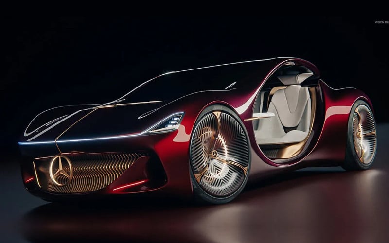  Begini Tampilan Mobil Futuristik Mercedes-Benz Karya Mahasiswa California