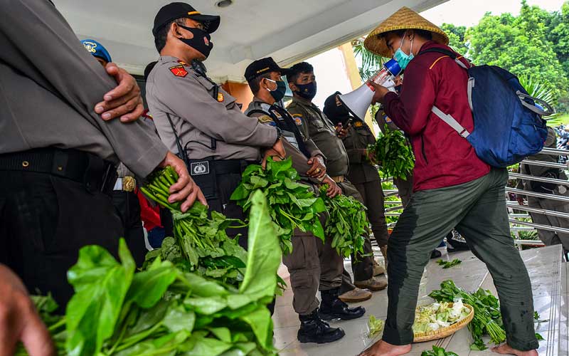  Mahasiswa Gelar Aksi Tuntut Pemerintah Jalankan Reformasi Agraria