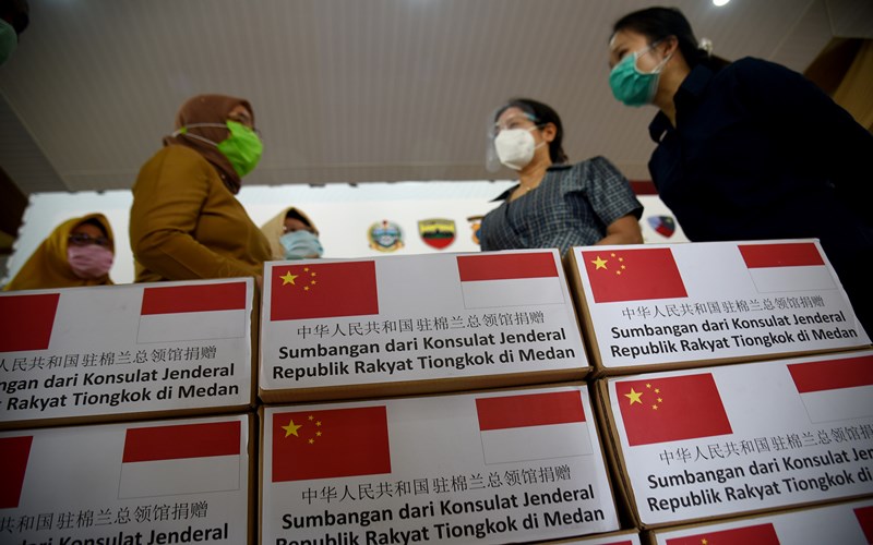  Sumut Terima Bantuan Sembako dari Konjen RRT