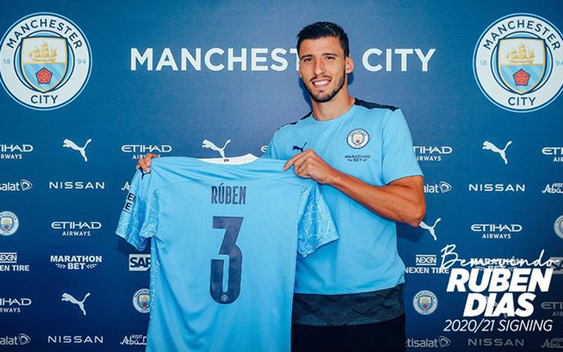  Ruben Dias Resmi Berseragam Manchester City, Dikontrak 6 Tahun