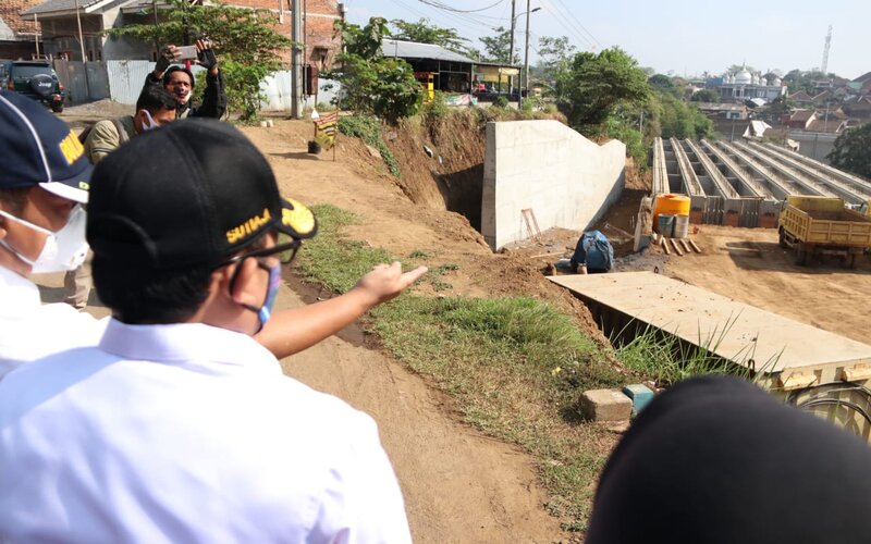  Pengerjaan Jembatan Kedungkandang Kota Malang Dikebut