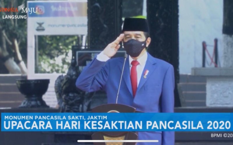  Presiden Jokowi Pimpin Upacara Hari Kesaktian Pancasila