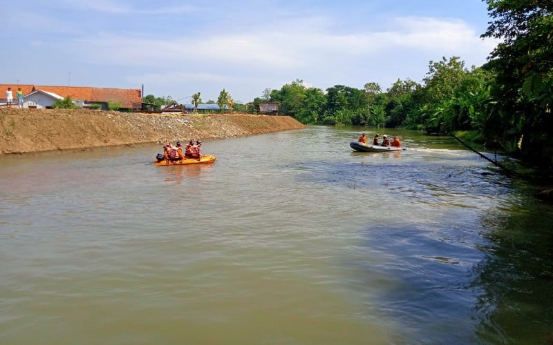  Seorang Bocah di Indramayu Hilang di Sungai Cimanuk