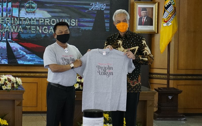  Cegah Penyebaran Covid-19, Gerakan Memakai Masker Dikampanyekan di Jateng