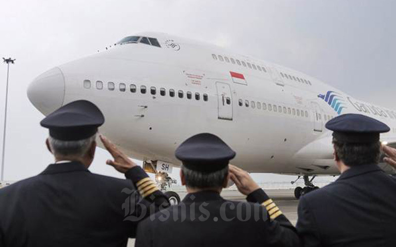  Unik! Pesawat Garuda Indonesia Bermasker