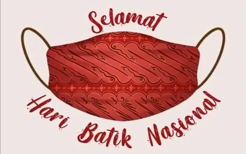  Hari Batik Nasional, Jokowi Pamer Masker Keren dari Batik