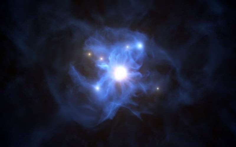 Ilmuwan Temukan 6 Galaksi Terperangkap di Blackhole