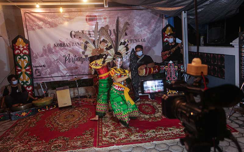  Mahasiswa dan Pelajar Gelar Pertunjukan Budaya Secara Virtual Untuk Donasi Korban Banjir di Kalimantan